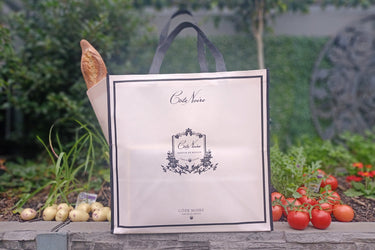 Tote Bag - Dusty Pink & Black (Carton of 10)